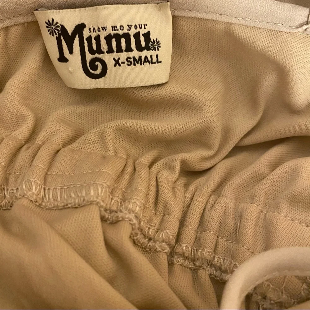 Show Me Your Mumu Rebecca Ruffle Maxi Dress XS - Picture 5 of 6